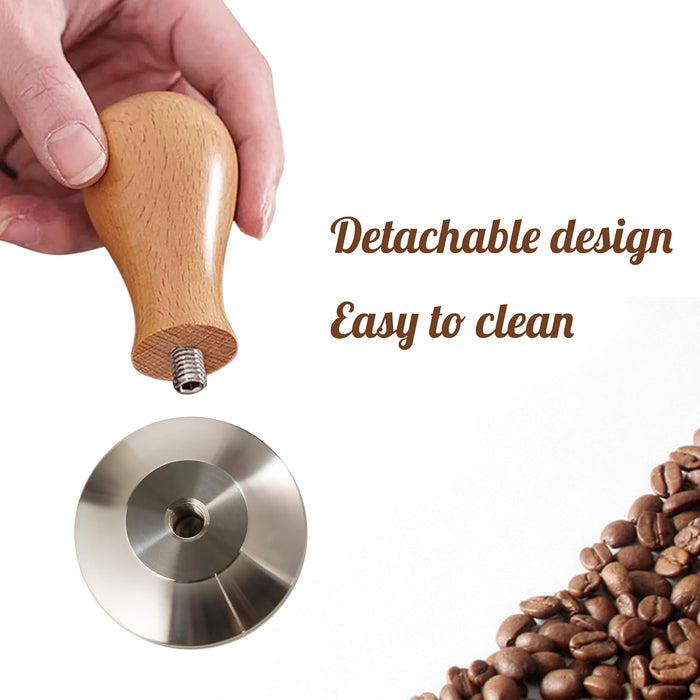 MIBRU - 51mm  coffee Wooden tamper