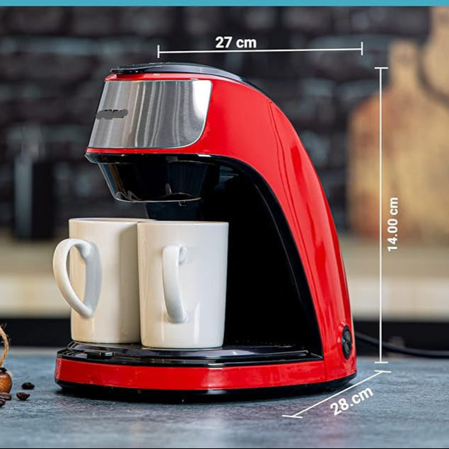 SDC-4447 سايونا - جهاز صانع القهوة مع 2 كوب سيراميك