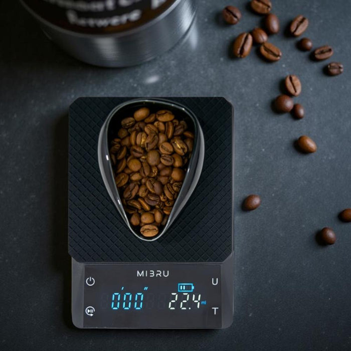 MIBRU - Digital Coffee Scale with Touch Display – Black