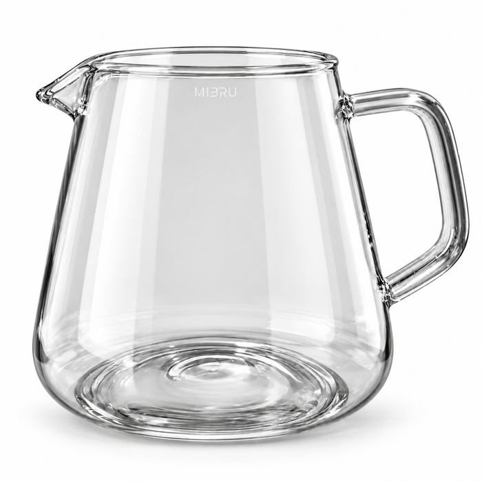 MIBRU Glass Coffee Server 650ml – Transparent