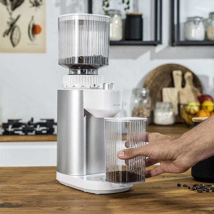 Zwilling - Enfinigy Coffee Grinder Silver | زويلينج - مطحنة قهوة إنفينيجي فضي