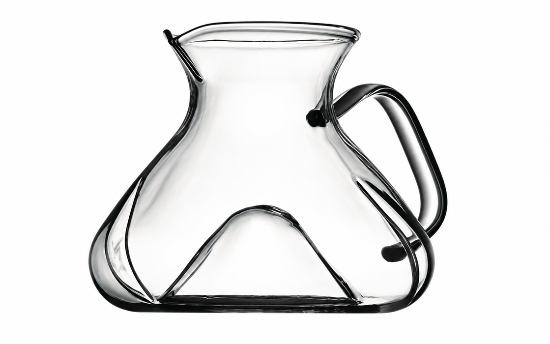 MUVNA Tornado Glass Coffee Server – 450ml | إبريق تقديم القهوة MUVNA Tornado الزجاجي – 450 مل