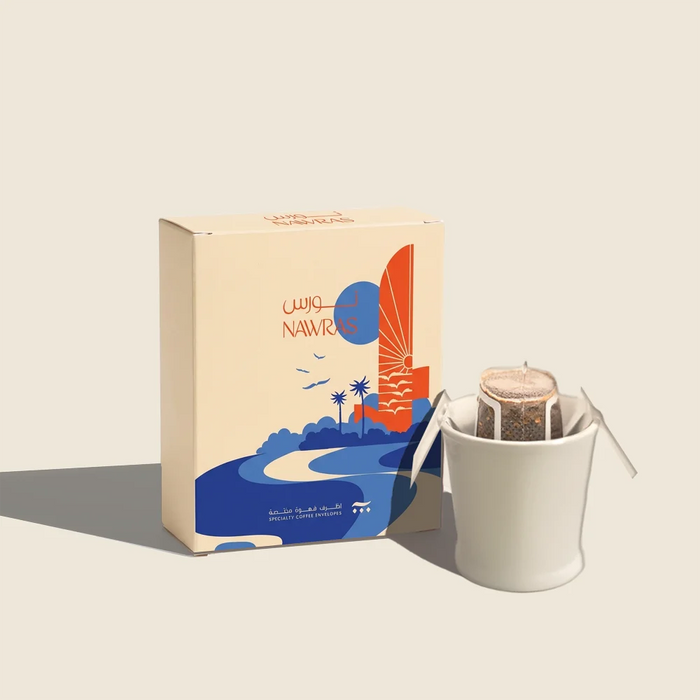 Ash Coffee – Al Nawras Blend | 5 Specialty Drip Coffee Sachets