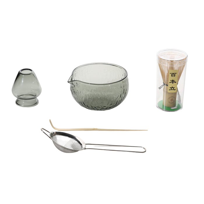 Mod- Matcha brewing kit, Black, with MC11 spout | طقم تحضير الماتشا مود، اسود، مع صنبور MC11