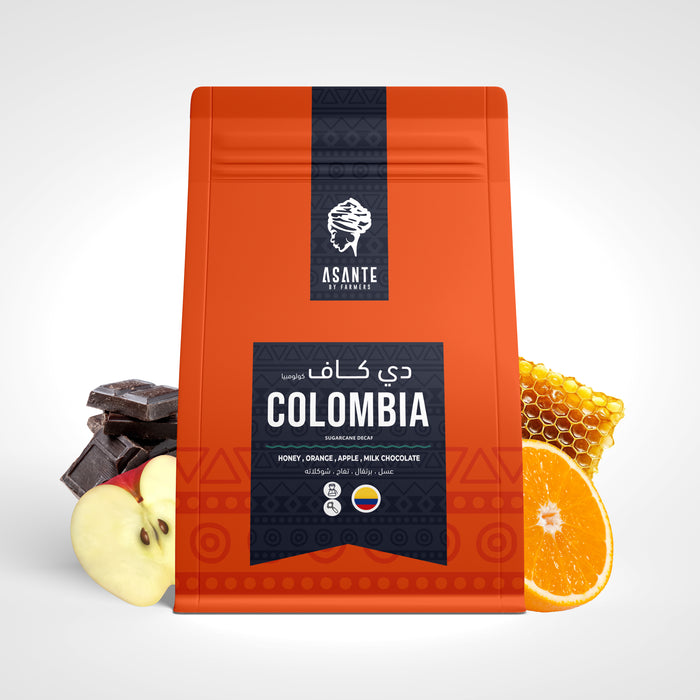 Asante roastery - Decaf - Colombia250 g  | محمصة أسانتي - قهوة منزوعة الكافيين - كولومبيا ٢٥٠ غرام