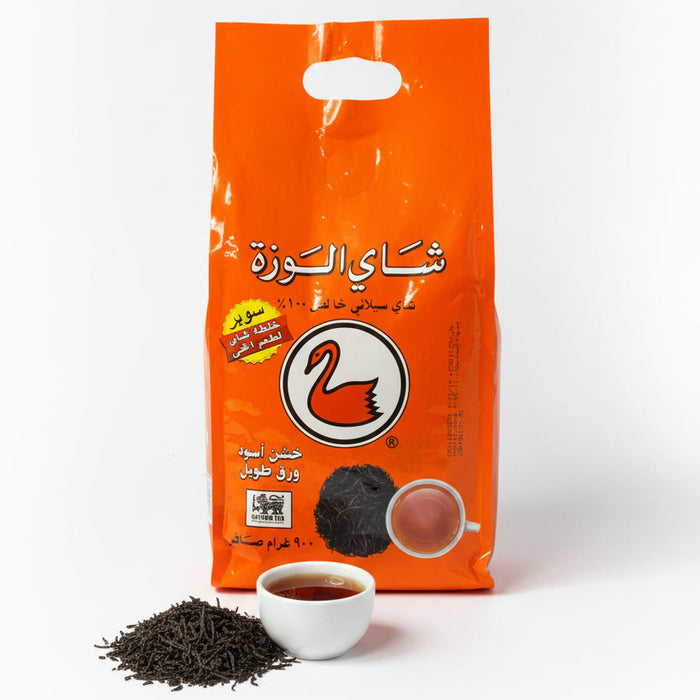 شاي الوزة - شاي أسود خشن خلطة السوبر 900 جرام | Alwazah tea - coarse black tea super blend 900 g