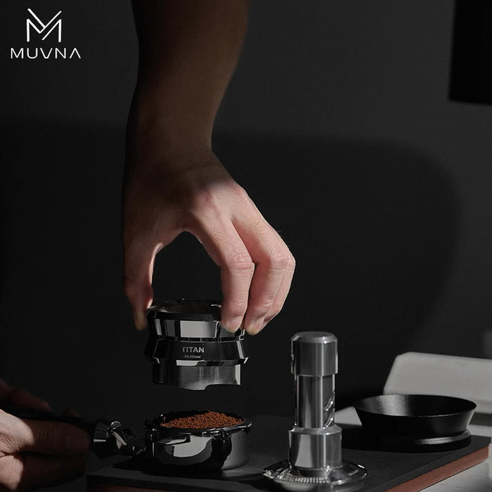 MUVNA Gravity Adaptive Height Espresso Distributor – 58.35mm | موزع قهوة MUVNA Gravity بارتفاع تلقائي – 58.35 مم