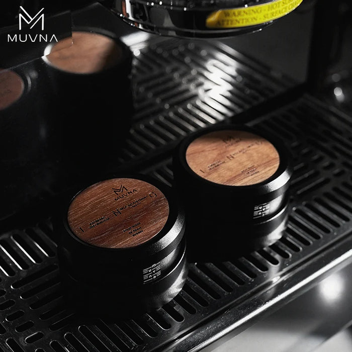 MUVNA Gravity Calibrated Espresso Tamper – Black – 58 / 58.35mm