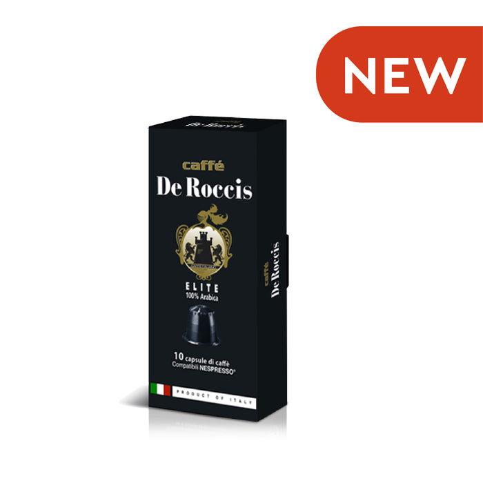 De Roccis – Elite Coffee 100% Arabica – 10 Capsules  |