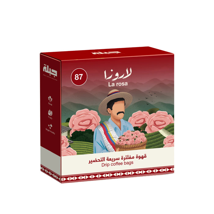 Jebla Roasters – La Rosa Drip Coffee Bags – 5 Pack