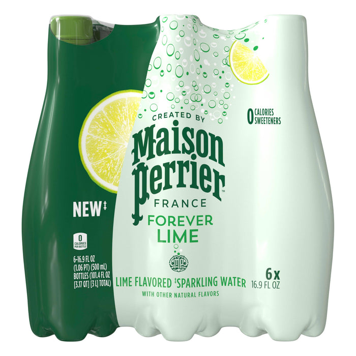 MAISON PERRIER - SUGAR FREE FOREVER LIME SPARKLING WATER 6X500ML