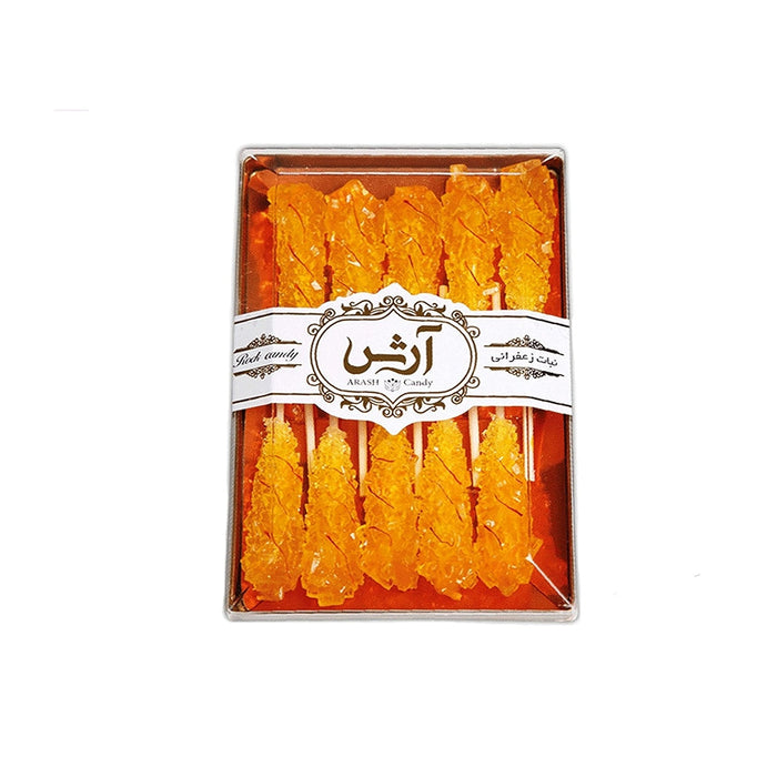 Arash Saffron - Rock Candy with Saffron flavor (10 PCS)