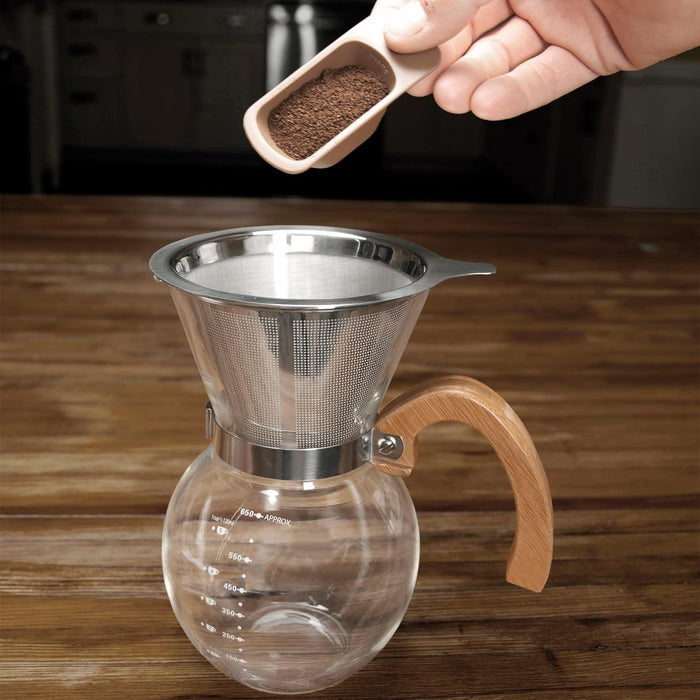 Norpro - Pour Over Coffee Maker With S/Steel Filter 650ml |  نوربرو - صانعة القهوة مع فلتر