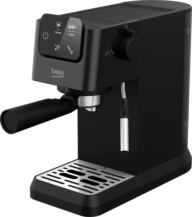 Beko - CaffeExperto Manual Espresso Coffee Machine with Steam Wand, CEP 5302 B Espresso Machine (15 Bar)