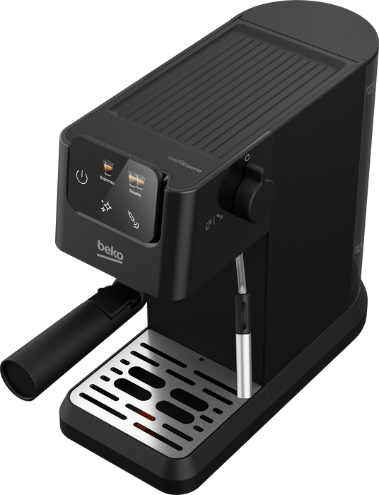 Beko - CaffeExperto Manual Espresso Coffee Machine with Steam Wand, CEP 5302 B Espresso Machine (15 Bar)