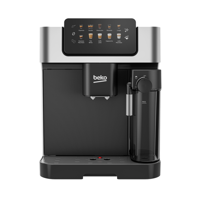 Beko - Fully Autometic Espresso Machine with Integrated Milk Cup, CEG 7304 X MESSI V - Black