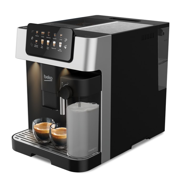 Beko - Fully Autometic Espresso Machine with Integrated Milk Cup, CEG 7304 X MESSI V - Black