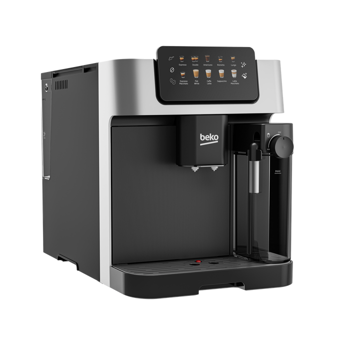 Beko - Fully Autometic Espresso Machine with Integrated Milk Cup, CEG 7304 X MESSI V - Black