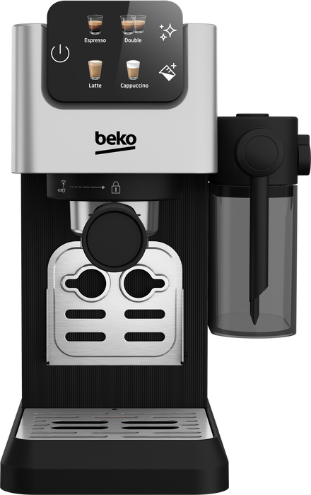 Beko - Semi Autometic Espresso Machine with Integrated Milk Cup, CEP 5304 X Espresso Machine (15 Bar)