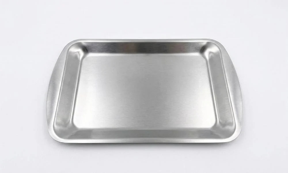 Small 20*10 stainless steel plate | صحن ستيل 20*10 صغير