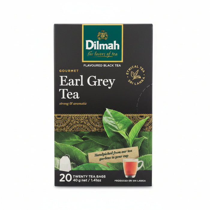 Dilmah Earl Grey Tea Bags – 20 Tea Bags × 2 g | شاي ديلما إيرل غراي – 20 كيس شاي × 2 جم
