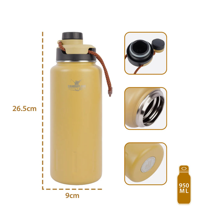 CAMOUFLAGE - THERMAL BOTTLE 950ML YELLOW