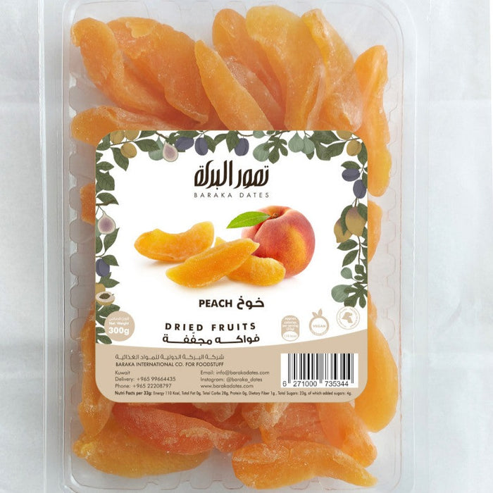 Baraka Dates Dried Fruit Rigid Peach 300 gm |