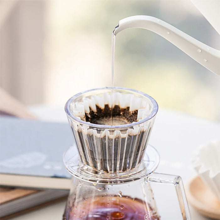 TIMEMORE - Crystal Eye B75 Dripper PCTG Transparent | تايم مور - قمع كريستال اي بي75 شفاف