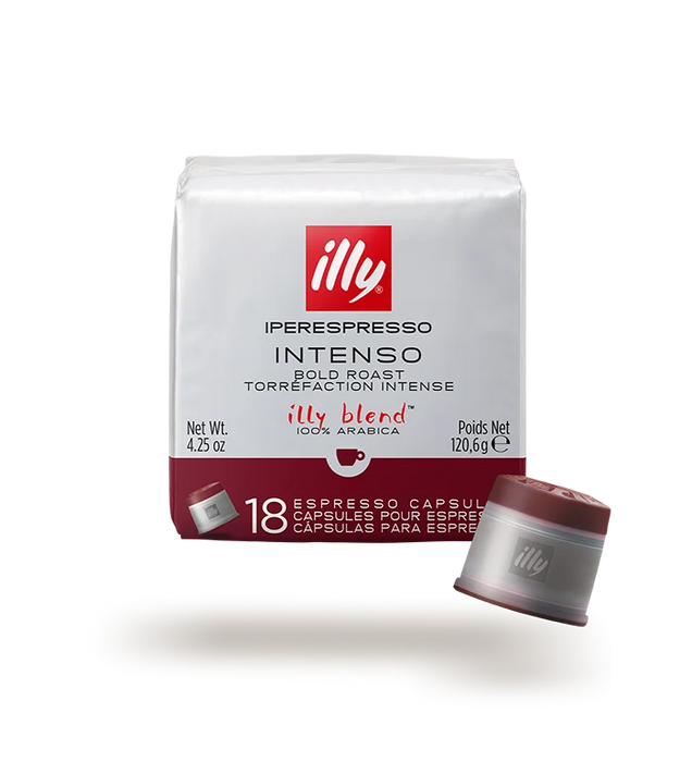 illy IperEspresso Intenso Coffee Capsules 18pcs – Dark Roast