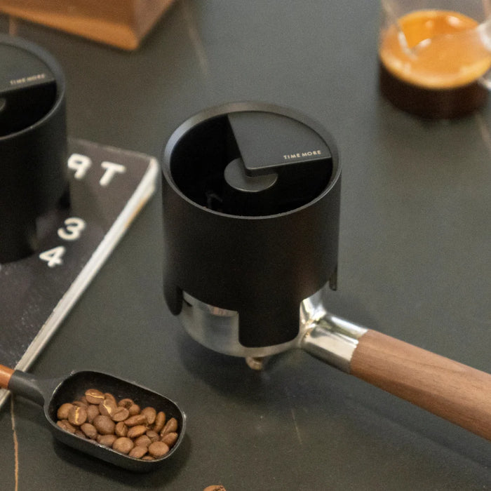 TIMEMORE Autospin Automatic Espresso WDT Tool – 58mm Basket Compatible, USB-C Rechargeable