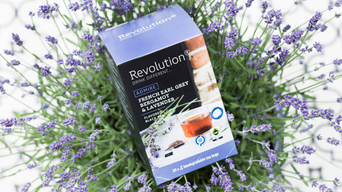 Revolution - ADMIRE  French Earl Grey Bergamot & Lavender Black Tea 20 Bags  | شاي اسود – ايرل جري برغموت فرنسي و اللافندر الاعجاب