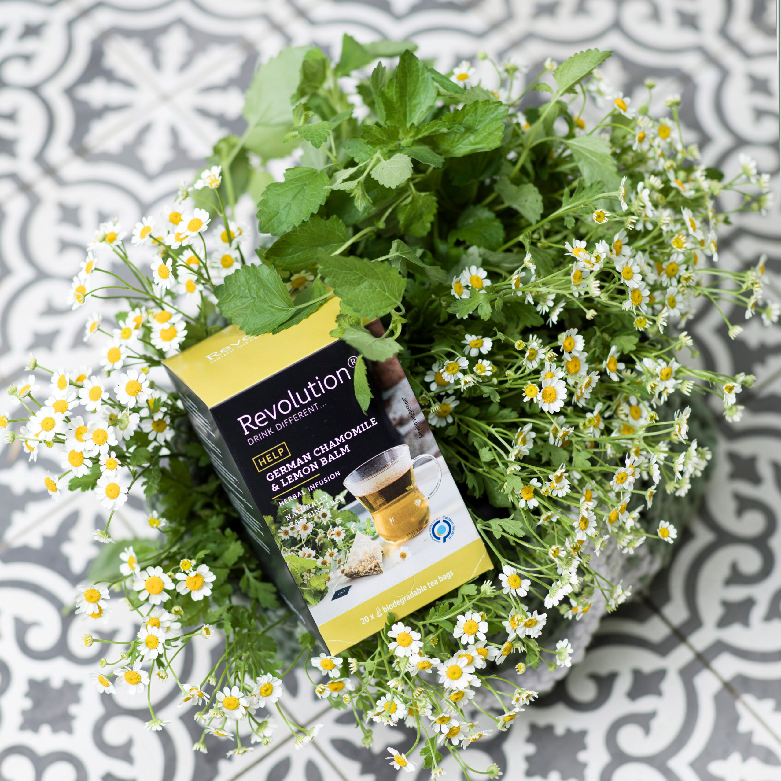Revolution - HELP German Chamomile & Lemon Balm Herbal Infusion 20 Bag ...