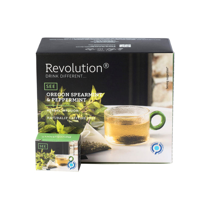 Revolution  – SEE – Spearmint & Peppermint – Herbal Infusion 30 bags
