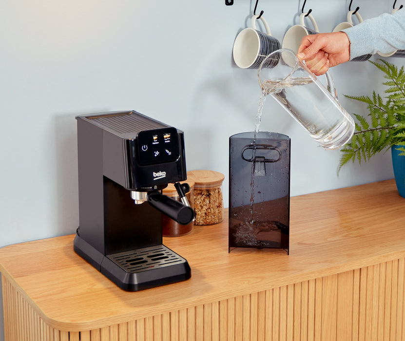 Beko - CaffeExperto Manual Espresso Coffee Machine with Steam Wand, CEP 5302 B Espresso Machine (15 Bar)