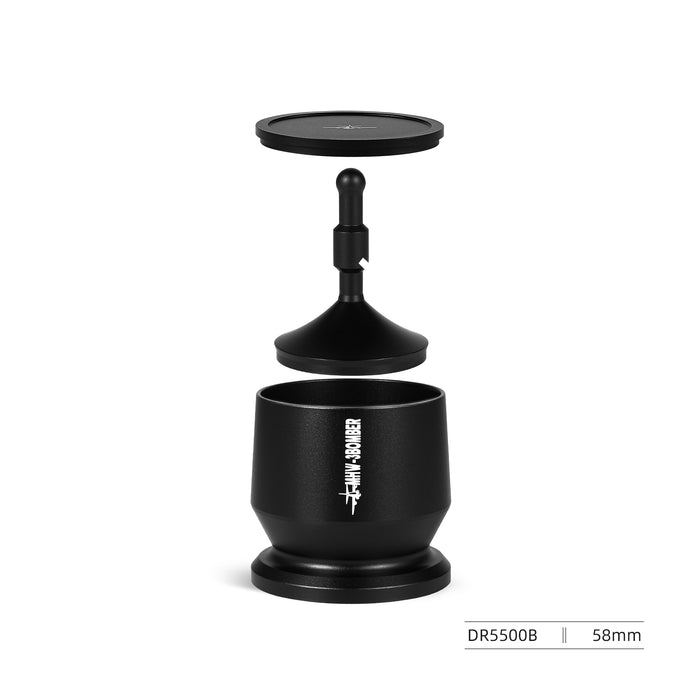 3 Bomber - Blind Shaker Espresso Coffee Powder Dosing Funnel 58mm - Black