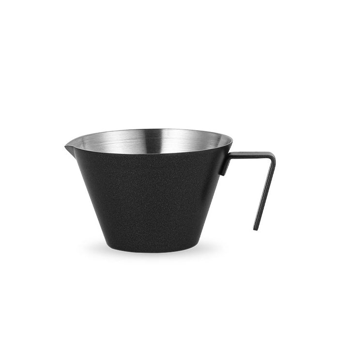 3 Bomber - Stainless Steel Measuring Cup Single Spout Black
