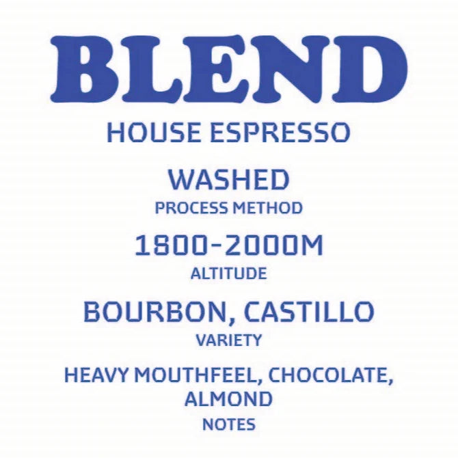 Collective Roastery - House blend 250 g Espresso Preparation