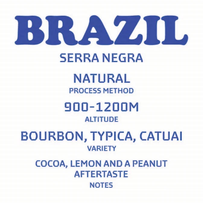 Collective Roastery - Brazil Serra Negra 250 g Espresso Preparations