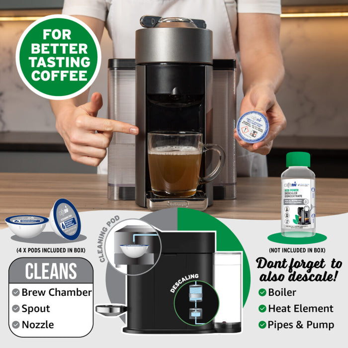 Caffenu® Cleaning Pods for Nespresso® VertuoLine® Machines — Kaif