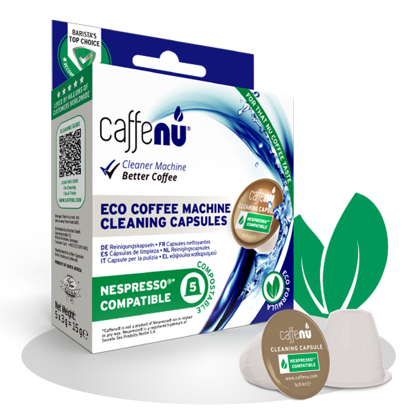 Caffenu® Eco Cleaning Capsules – For Nespresso® Original Machines (5 Capsules)