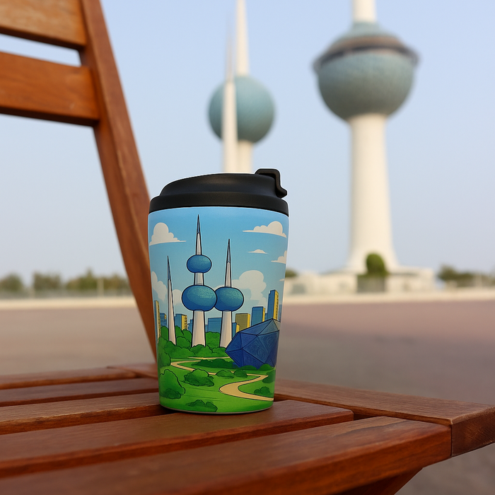 Prestige – Kuwait Landmarks Thermal Cup ( 385–390 ml )
