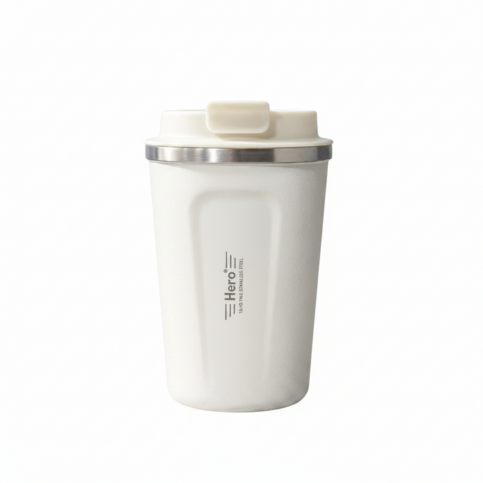 Hero - Thermo Mug 380ml – White | Double-Wall Vacuum Insulated Stainless Steel