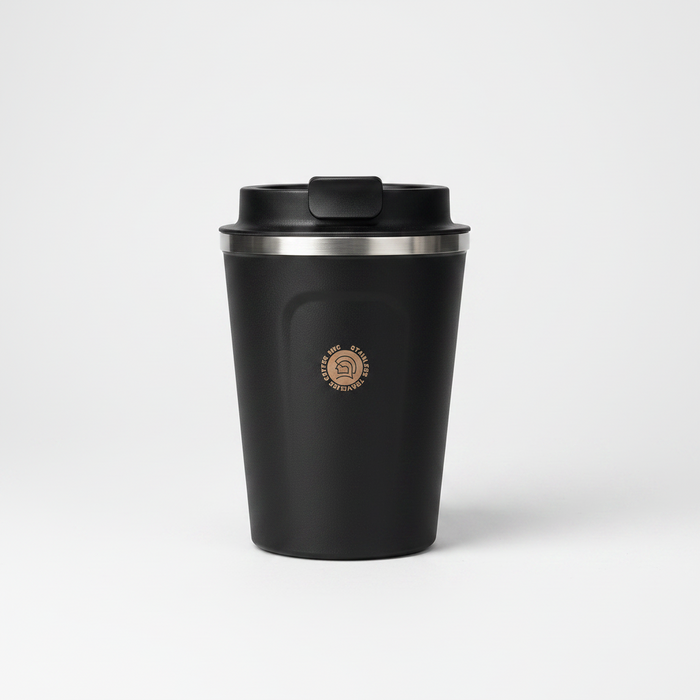 Hero Thermo Mug 380ml – Black | Double-Wall Vacuum Insulated Stainless Steel