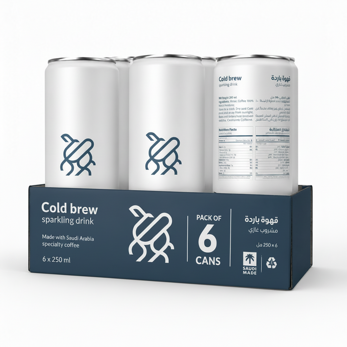 Camel Step – Cold Brew Coffee Drink 250 ml x 6 cans