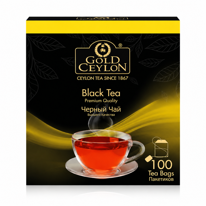 Gold Ceylon - Black tea premium quality 100 bags