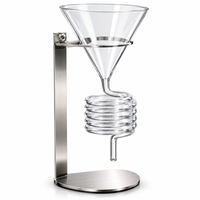 Asante - stand for chemical funnel+V60 DRIPPER chemical 02 | أسانتي - ستاند للقمع الكيميائي + القمع الكيميائي 02