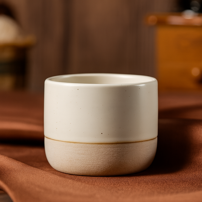 Ceramic Coffee Cup 180 ml Beige | كوب قهوة سيراميك 180 مل بيج