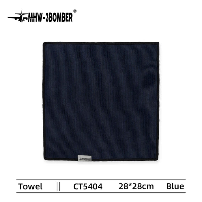 3BOMBER - Bar Towel 28X28cm Dark Blue  منشفة بار مقاس 28 × 28 سم باللون الأزرق الداكن
