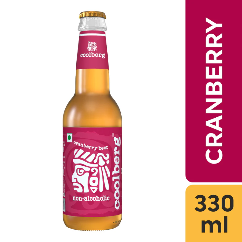 Coolberg - Malt Beverage Cranberry Flavor 330 ml | كول برغ - مشروب الشعير بنكهة توت بري 330 مل