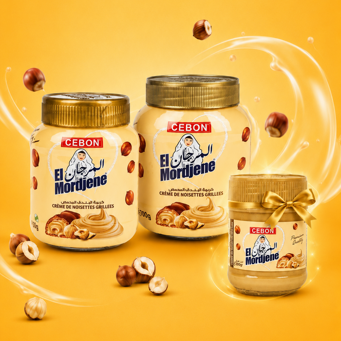 El Mordjene - Buy 2 Big Hazelnut Creme Jars & the Mini is on Us | مرجان - اشتري 2 كبير والصغير علينا